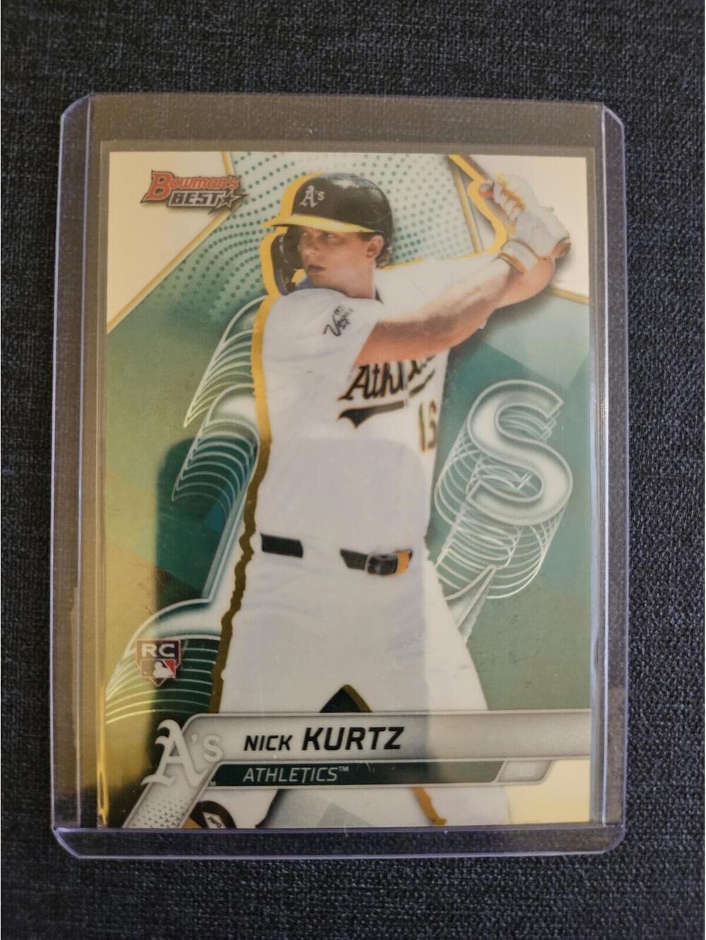 2025 Bowman's Best #42 - Nick Kurtz - Rookie Card - Athletics